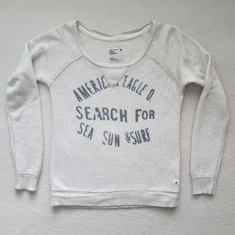 2011 AEO | Sea Sun Surf Sweatshirt EUC Ladies XS Pullover - Picture 2 of 15